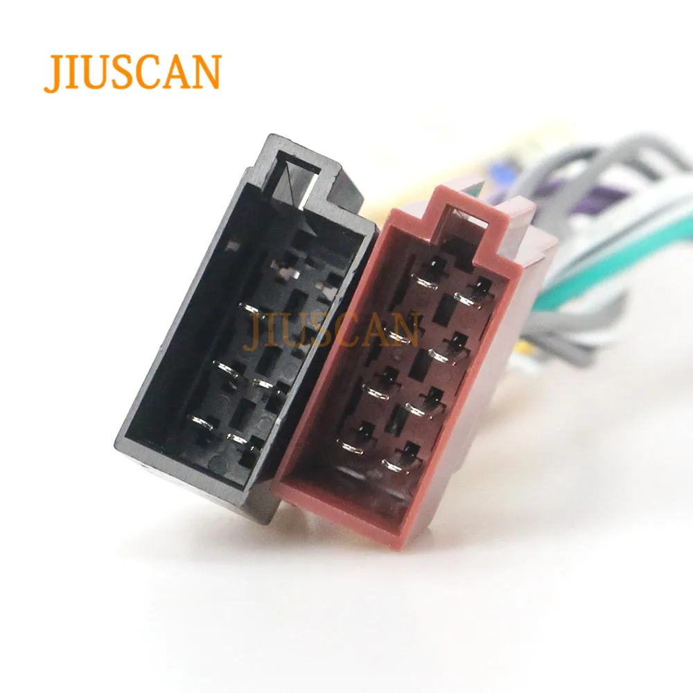JIUSCAN 12-128 ISO радио адаптер для VOLVO 1993+(выберите модели) жгут проводов разъем свинцовый ткацкий станок кабель штекер Адаптер стерео