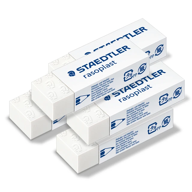 Staedtler Eraser B20/30/40 526 Art Eraser Drawing Designing Sketching Rubber Wrapper Kneaded Rubber Professional Soft Art Eraser 1