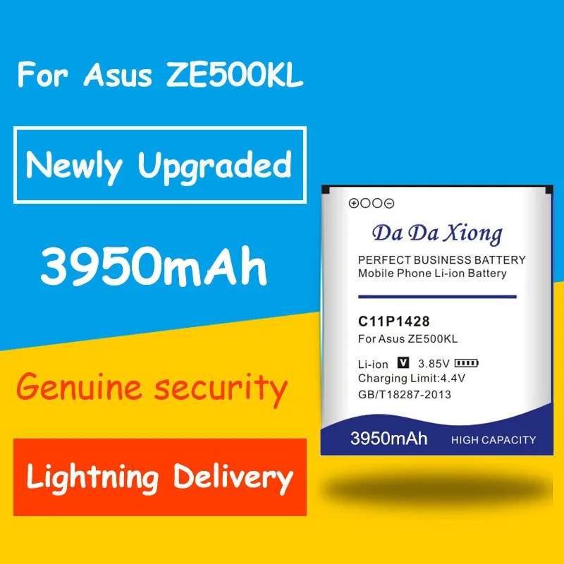 

Free shipping 3750mAh C11P1428 Battery for Asus Zenfone 2 Zenfone2 Laser ZE500KL ZE500KG Replacement batteria