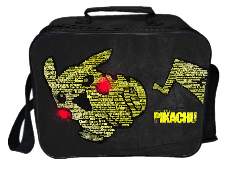 С покемоном Иви Pokeball сумка для ланча сумка с теплоизоляцией для пикника походная сумка через плечо Милая Пикачу свежая сумка-холодильник