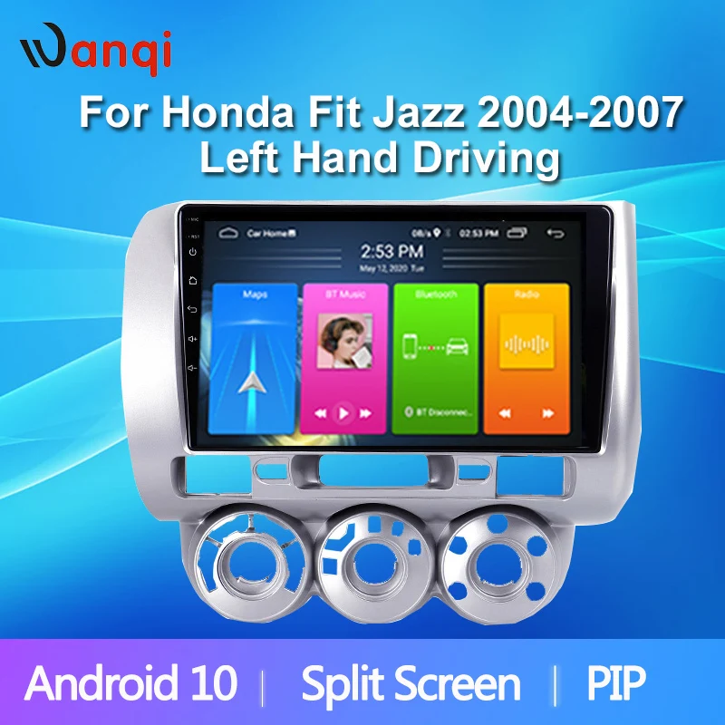 Android10 9 &quotIPS2.5D RDS сплит экран мультимедийная автомобильная система для Honda Fit Jazz 2004