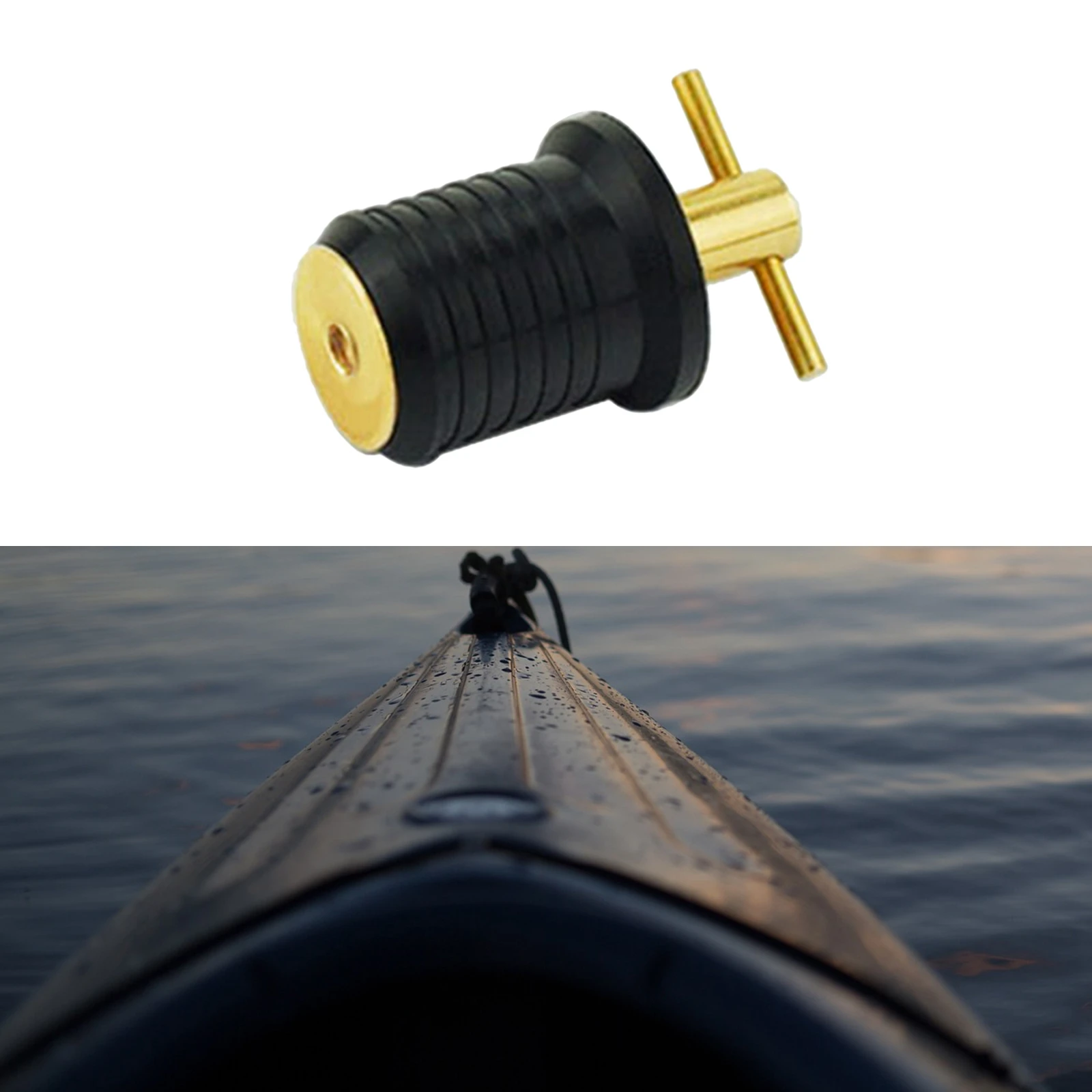 1.25 inch Marine Boat Twist Drain Plug Compression Plug Hull for 32mm