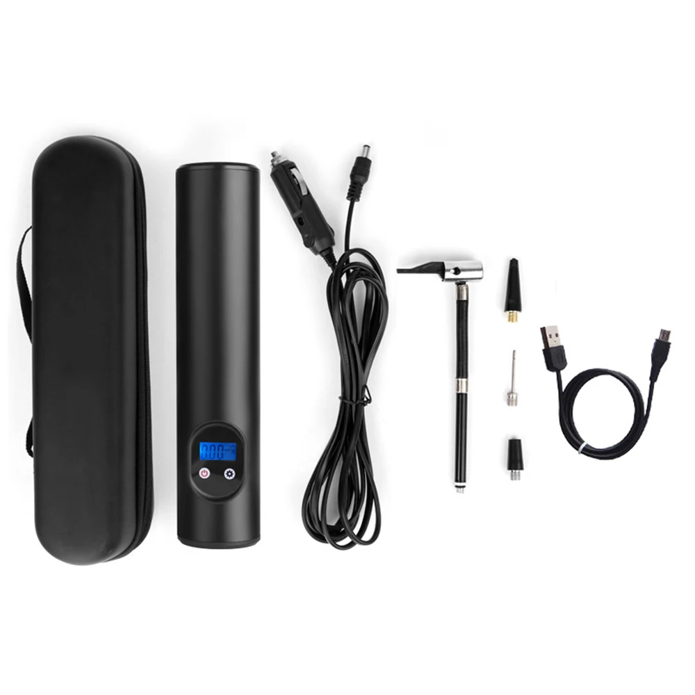 Портативный беспроводной воздушный насос 12 В ЖК-цифровой Манометр насос беспроводной автомобильный нагнетательный насос 150 PSI мотоцикл надувные насосы