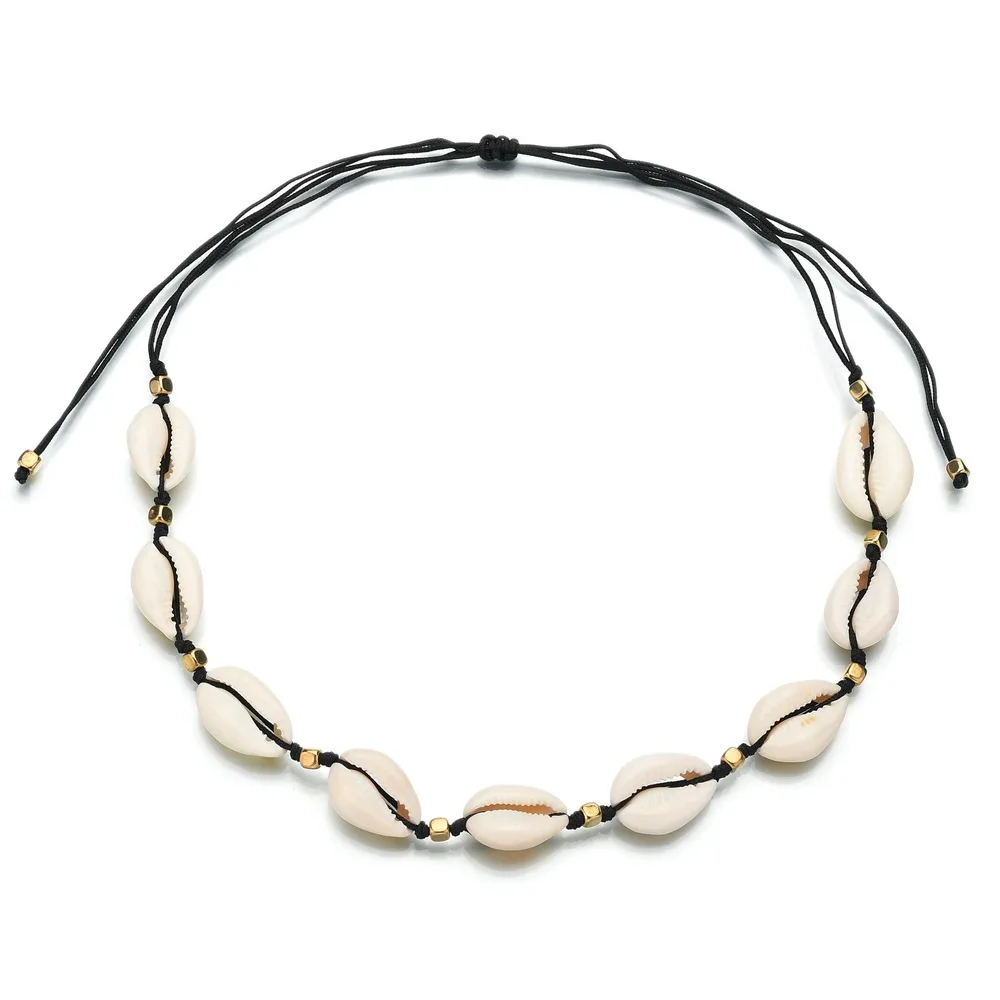 Miss JQ богемное ожерелье-чокер из натуральной раковины для женщин, модные пляжные ожерелья, ювелирные изделия, collares de moda - Окраска металла: XL013-IB