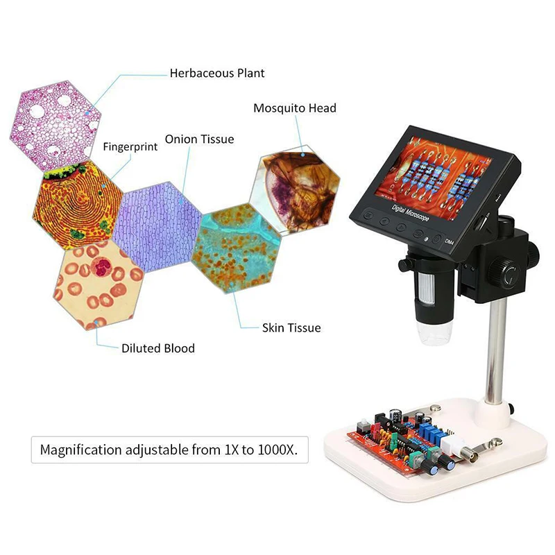 

4.3 LCD Microscope Base Plate Set For Circuit Board Repair Soldering Tool ABS