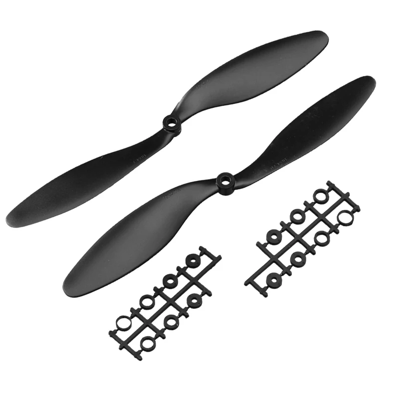 2 пары CW CCW Propeller 1045 10x4 5 Blade для RC FPV Drone aircraft|Детали и аксессуары| |