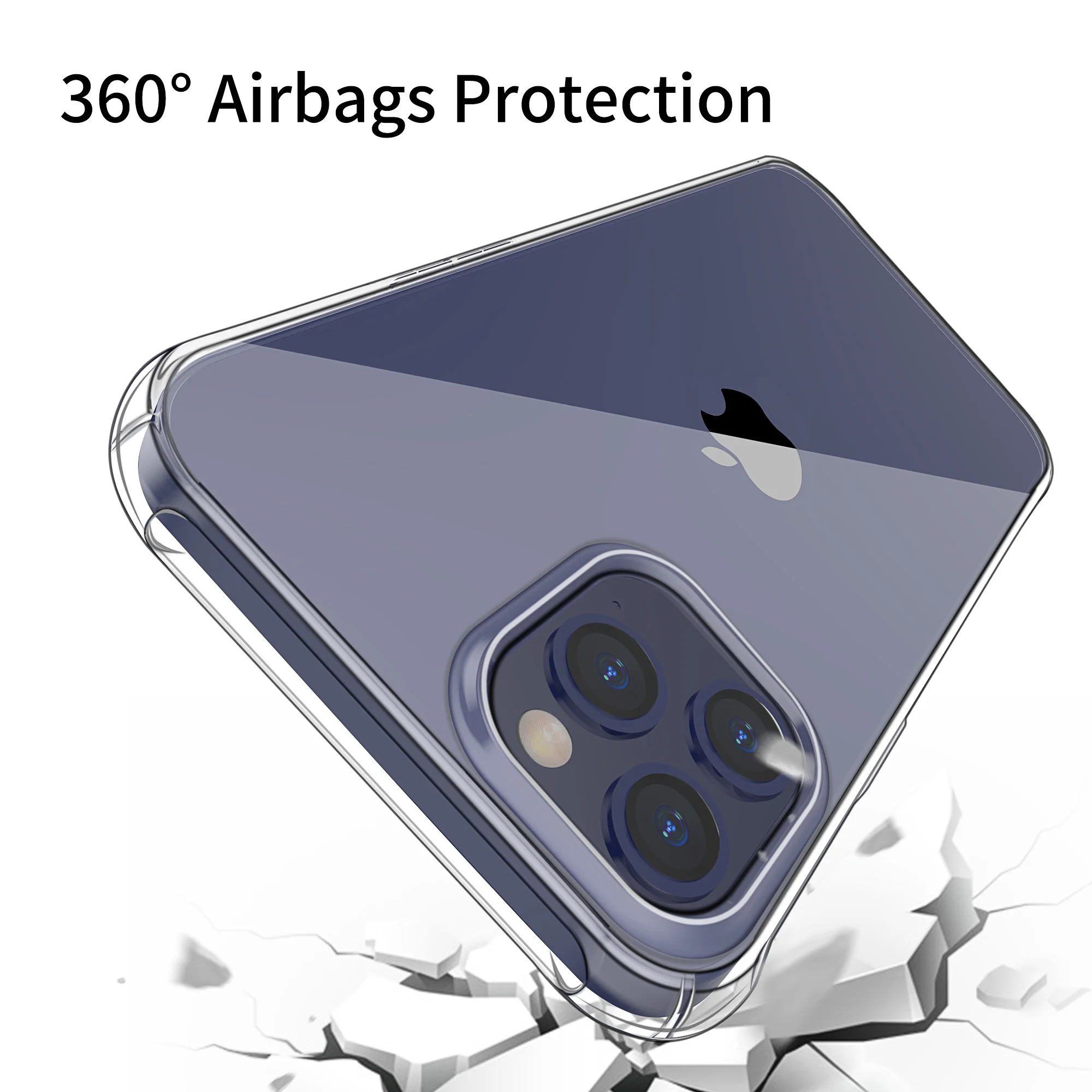Противоударный мягкий чехол для iPhone 12 11 Pro Max Mini XR X XS 6 6S 7 8 Plus SE 2020|Бамперы| |