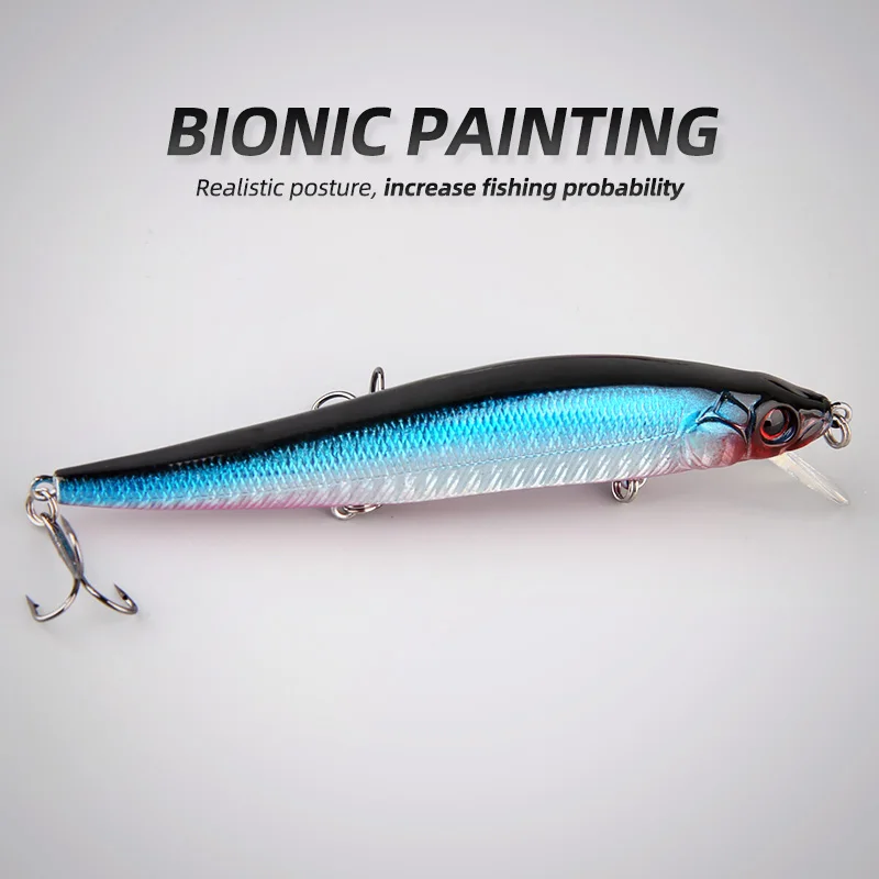 ARDEA minnow winter lure jerkbait hard 140mm 13.7g floating zipbaits rigge crank artificial wobbler bass pike bait tackle lure