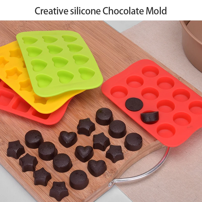 NewSiliconeChocolateMoldChocolateBakingToolsNonstickSilicone