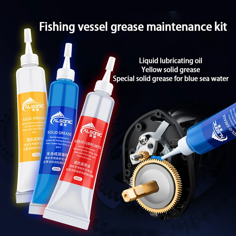 Fishing Reel Oil Fishing Reel Fat Oil Lubricant Grease Fishing Reels