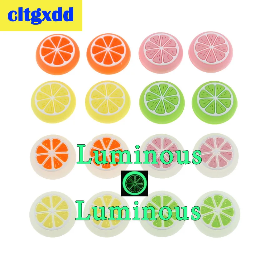 

4PCS Gamepad Thumbstick Case Luminous Thumb Stick Grip Cap For Nintend Switch NS Joy-Con Controller Joystick Cover