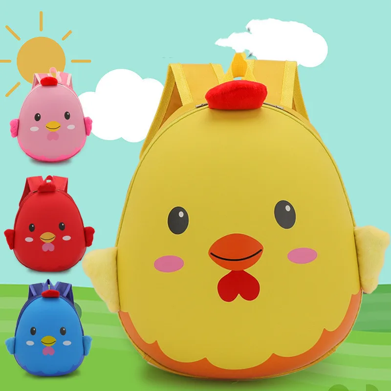 

New Style Egg Shell Backpack Cute Cartoon Children Light Burden Relieving Small Bookbag