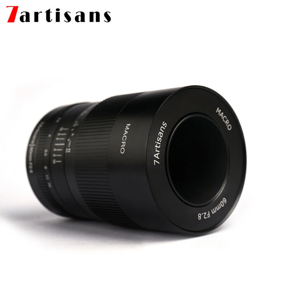7artisans 60 мм F2. Макрообъектив с 8 1:1 увеличением для Canon EOSM eosd E Fujifilm M43 Nikon Z Mount sony Olympus Lentes