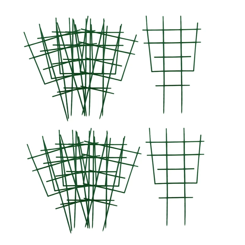 

HOT 12Pack Garden Plant Climbing Trellis Mini Climbing Plant Stakes DIY Flower Pot Support for Pea Vegetable Clematis