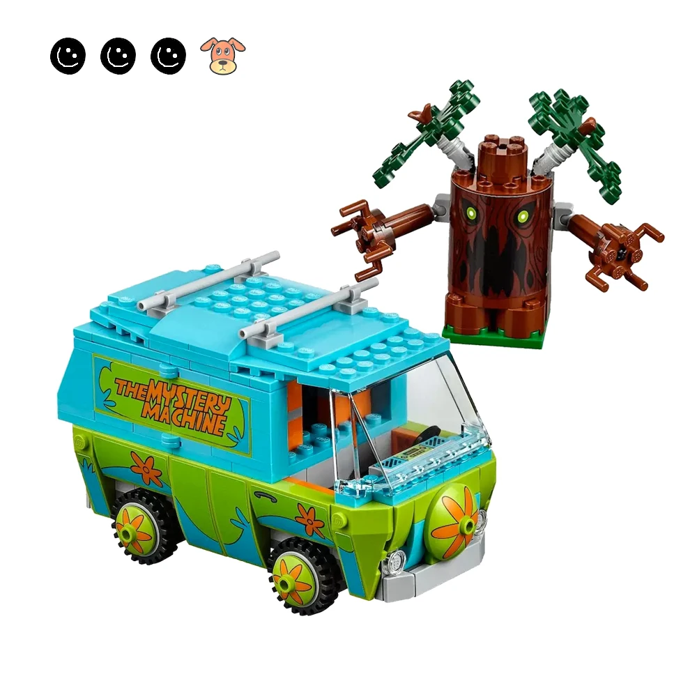 Подходит для серии Scooby Doo фильмы 75902 Набор Таинственный автомат фигурки животных