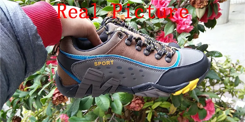 FTROCHB High Quality Unisex Hiking Shoes Brand Breathable Outdoor Men Sneakers Comfortable Non-slip Hot Sale Adult Sports Shoes