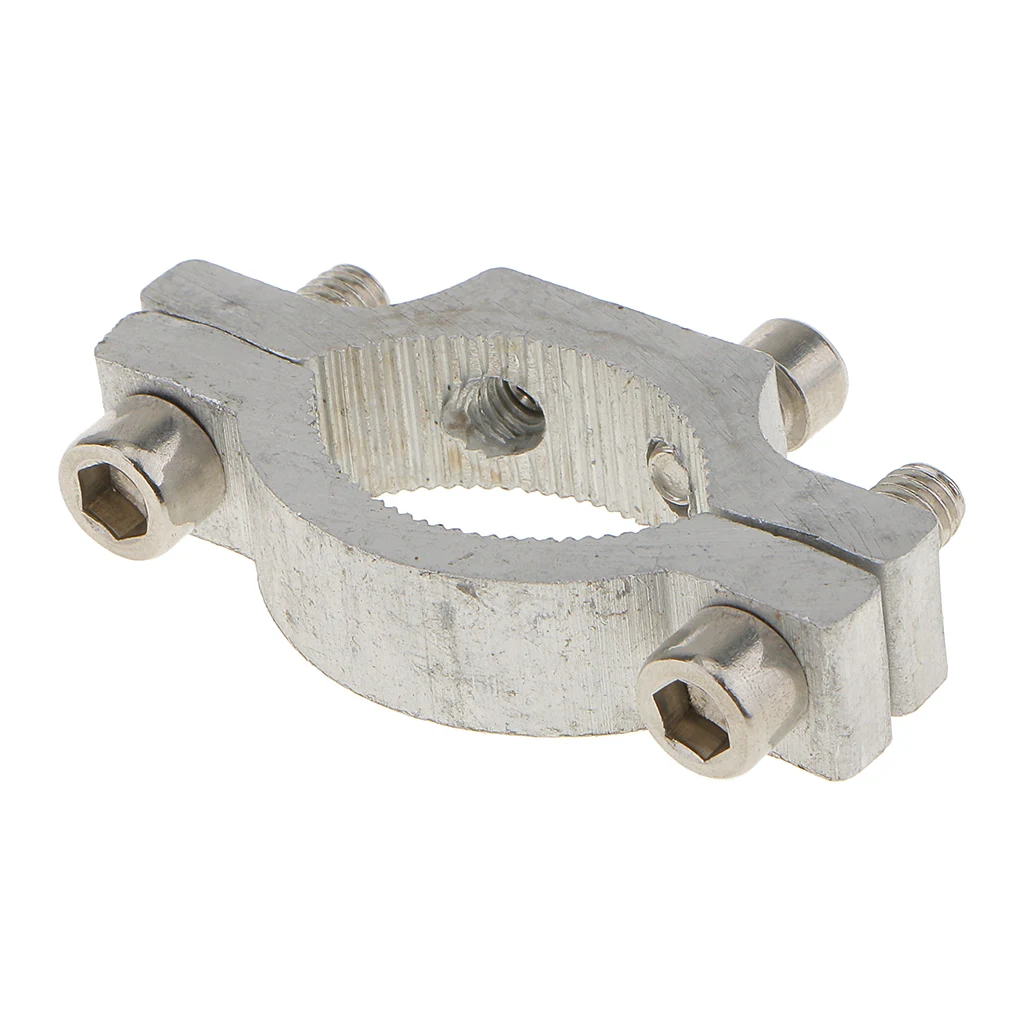1 Pcs Durable Motorcycle Head Light Lamp Projector Clamp Bracket Aluminum Alloy 5.7*4.1cm
