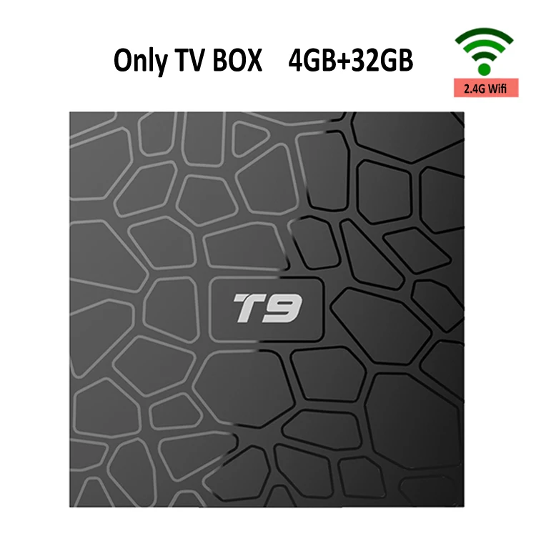 Only TV BOX 4GB 32GB ILEPO T9 Android 8,1 Smart tv Box RK3328 четырехъядерный ОЗУ 4 Гб ПЗУ 32 ГБ/64 Гб Поддержка Wi-Fi 1000M LAN 4K H.265/H.264 HDR медиаплеер - Цвет: Only TV BOX 4GB 32GB