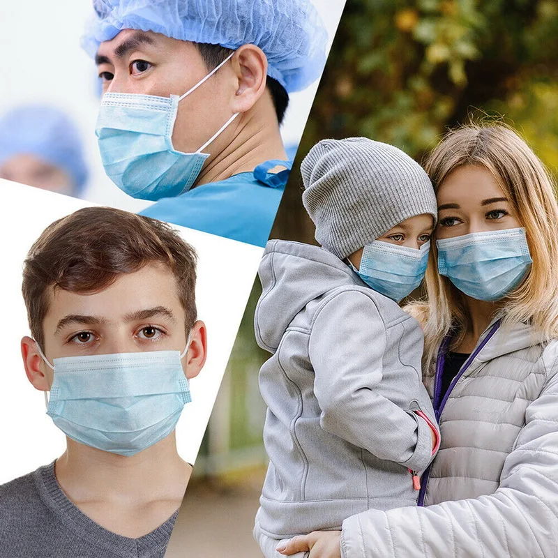 

1/5/10/20/50pc Disposable Earloop Face Masks Protection Anti Dust Breathable Mask Anti-virus Emergency Supplies Protive Masks