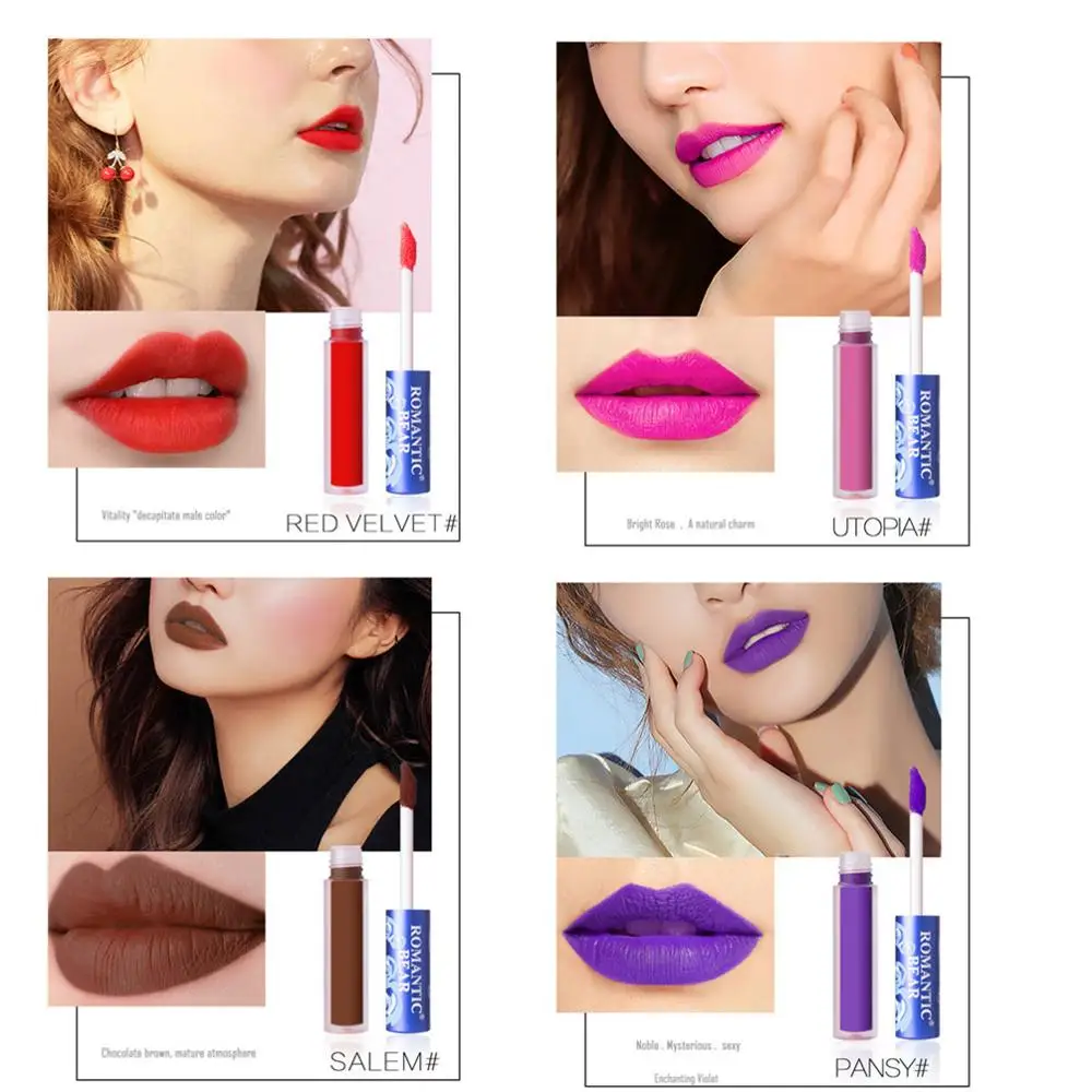 Водостойкая матовая губная помада Labiales Rouge A Levre Maquiagem с высоким пигментом|brand makeup
