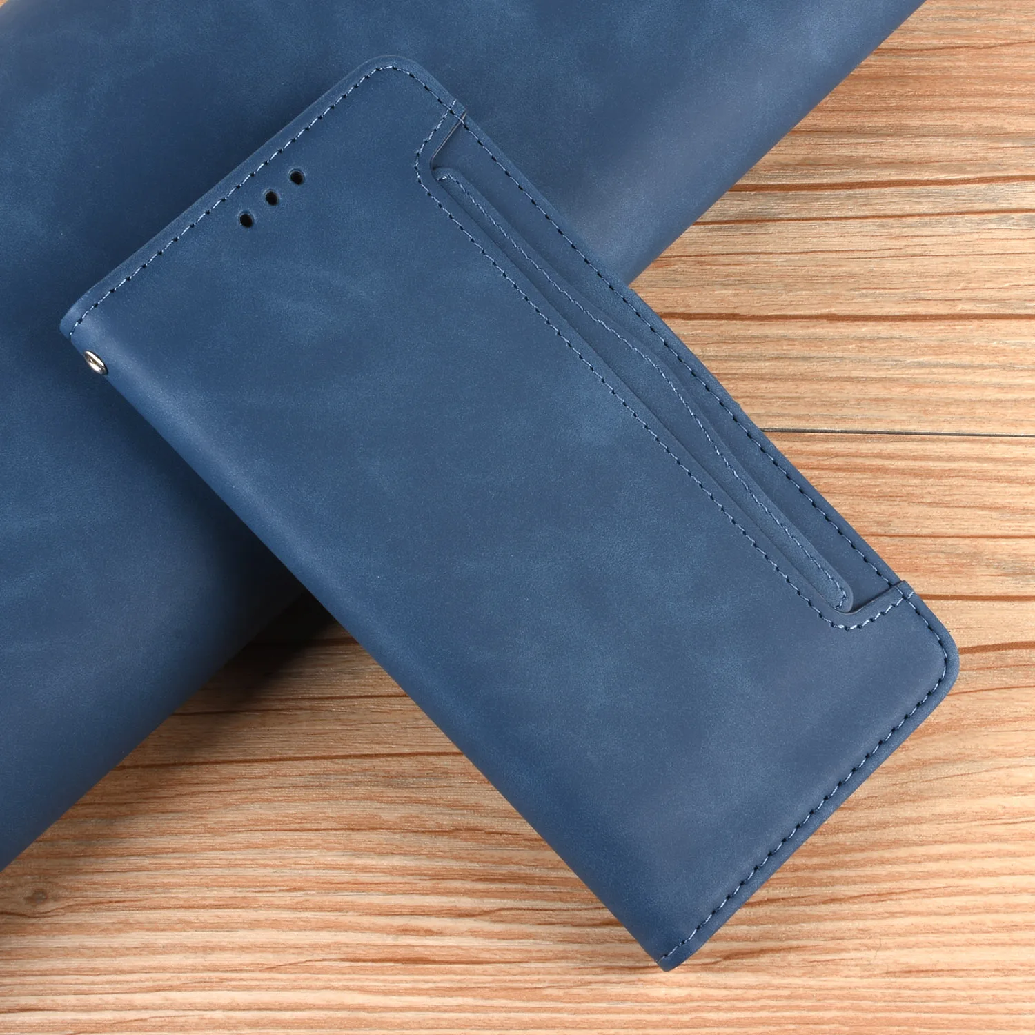 Для Xiaomi mi CC9 Note 10 Pro Многофункциональный кошелек стоячий чехол со слотом для карты для Red mi Note 8T 7 8 Pro 8A кожаный флип-чехол на магните - Цвет: Blue
