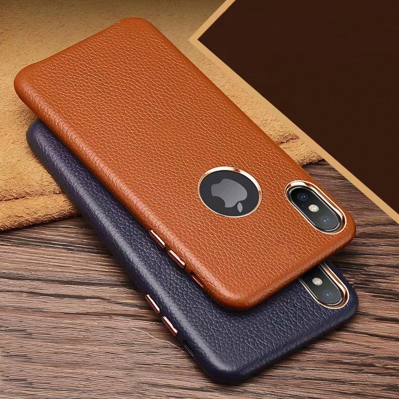 

Original XOOMZ Genuine Leather Case For iPhone XS/ XS MAX/ X/ XR Coque Luxury Ultra Slim Full Protection Back Phone Case Cover