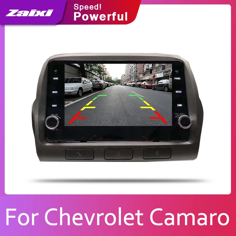  ZaiXi 2din Car multimedia Android Autoradio Car Radio GPS player For Chevrolet Camaro 2010~2015 Blu