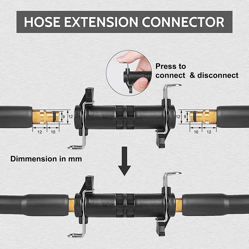 Adaptateur De Pistolet Pour Nettoyeur Haute Pression, Raccord Rapide 1/4,  Uniquement Compatible Karcher K2, K3, K4, K5, K6, K7, Adaptateur De Pot En  Mousse Pour Pistolet À Eau Pour Lave-auto 1/4 Buse