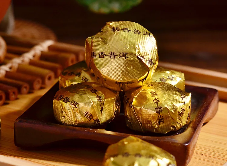250 г/кор. Китай Юньнань клейкий рис спелый чай пуэр приготовленный чай Пуэр зеленый корм для здоровья похудение
