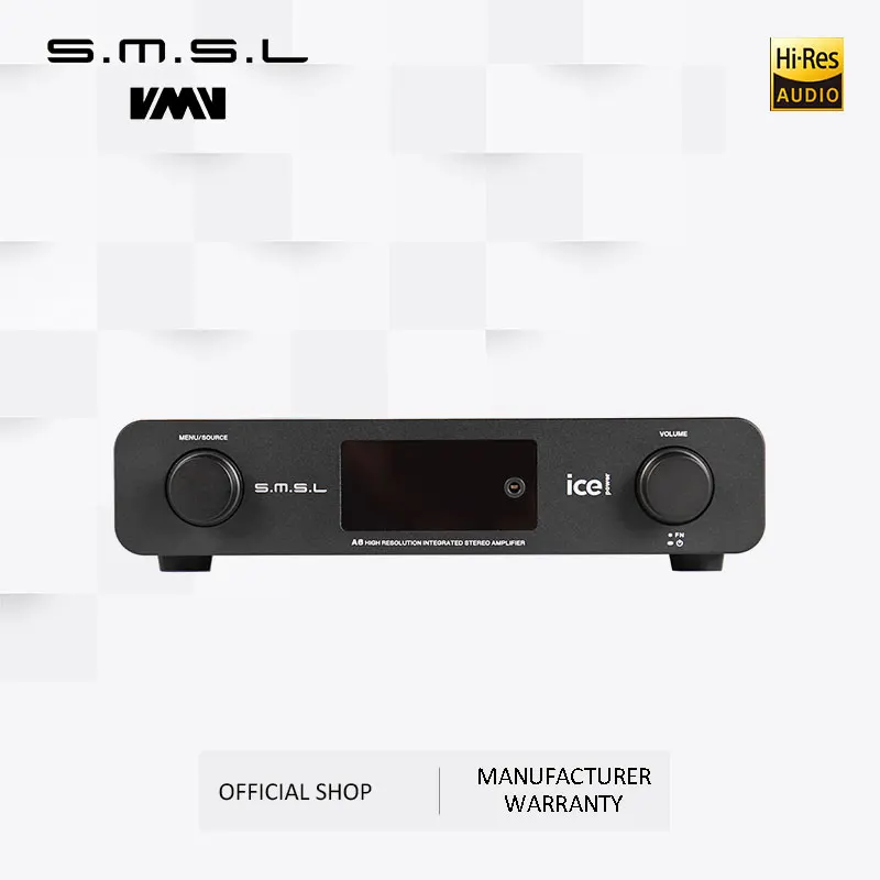 Цифровой усилитель SMSL A6 Hi Fi 50 Вт DAC 110 В/220 В встроенный DSD512
