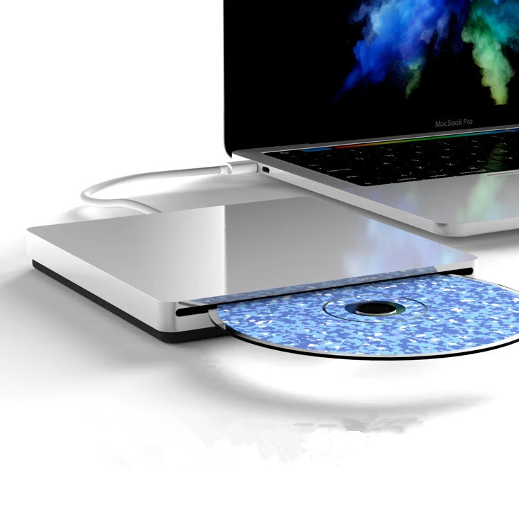  S SKYEE Type-C External Combo DVD/CD Burner RW Drive CD/DVD-ROM CD-RW Player Optical Drive For PC L
