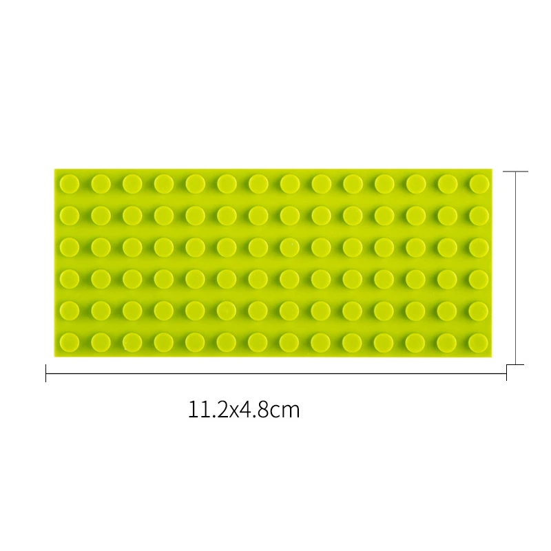 5pcs 6x14 Dots DIY Building Blocks Thin Figures Bricks Educational Creative Size Compatible With 3456 Toys for Children 2