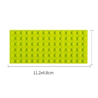 5pcs 6x14 Dots DIY Building Blocks Thin Figures Bricks Educational Creative Size Compatible With 3456 Toys for Children 2