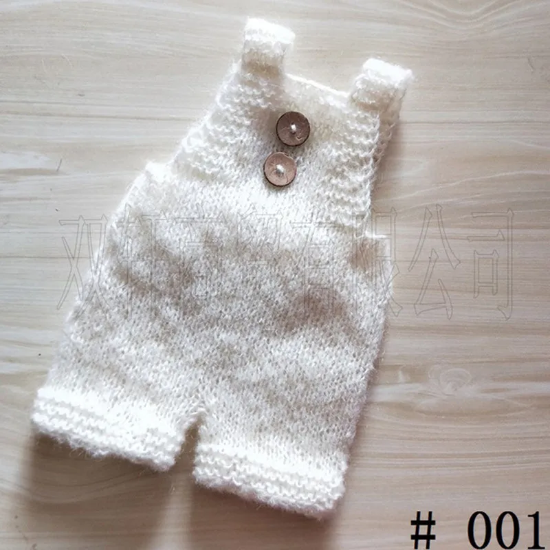 Newborn Photography Props Pants Mohair Shorts Hand-Woven Studio Clothing
