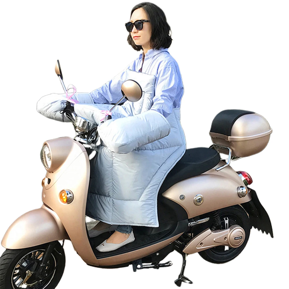 

Motorcycle Leg Lap Apron Cover With Handlebar Muffs Waterproof Windproof Blanket Knee Warmer Leg Cover For Winter Quilt