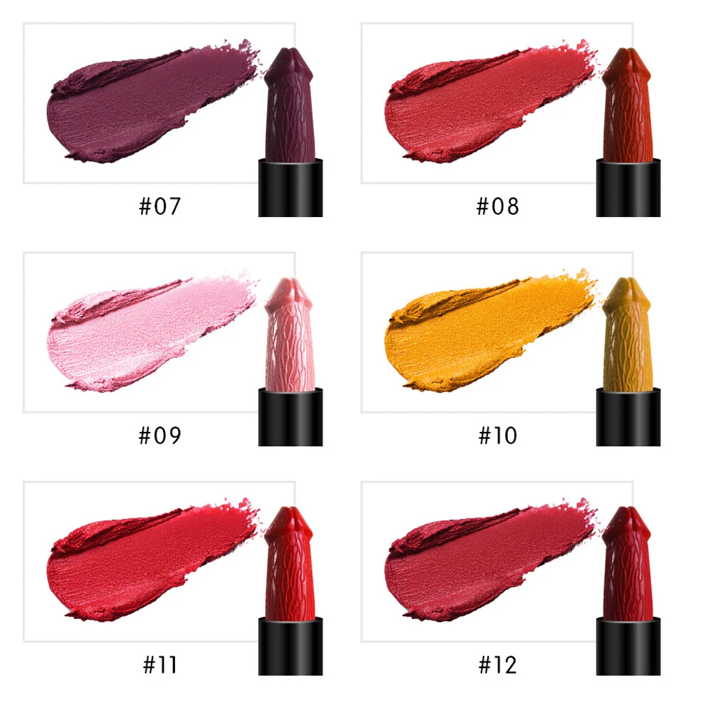 Mushroom Head Shaped Lipstick Professional Rouge Matte Lipstick Easy to carry Lips Makeup Long Lasting Moisture Beauty Lips Mushroom Head Shaped Lipstick Professional Rouge Matte Lipstick Easy to carry Lips Makeup Long Lasting Moisture Beauty Lips