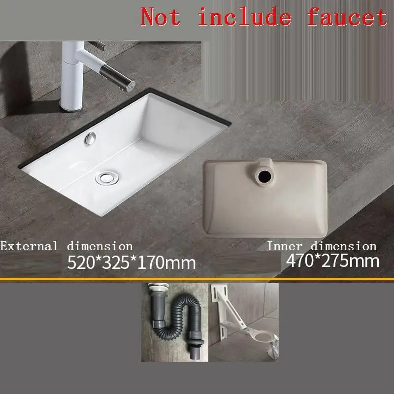 MODEL F Lavandino Bagno Banyo Da Appoggio Waschtisch Fregadero Salle De Bain Evier чаша Lavabo Cuba раковина для ванной комнаты - Цвет: MODEL F
