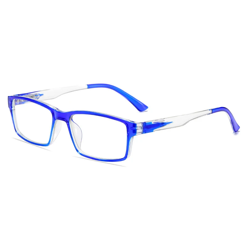 Seemfly очки для чтения для женщин и мужчин синий свет Блокировка квадратные компьютерные очки при дальнозоркости ридер очки+ 1,0 до+ 4,0 - Цвет оправы: Blue