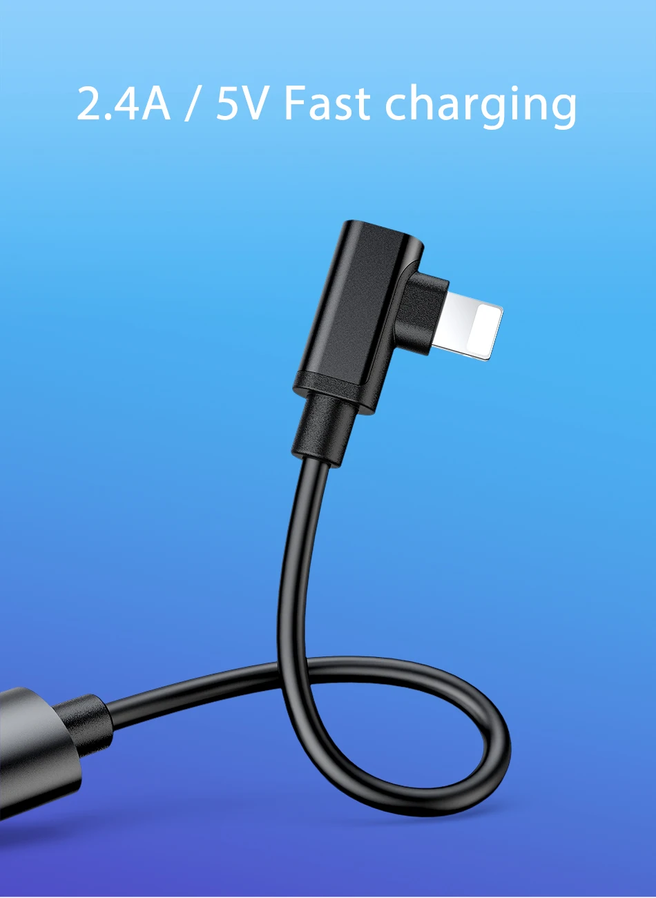 !ACCEZZ Lighting Phone Aux Adapter For iphone 8 Plus X  XR 11 Pro XS Max 3.5mm Jack Earphone Listening Charging 2 in 1 Connector (11)