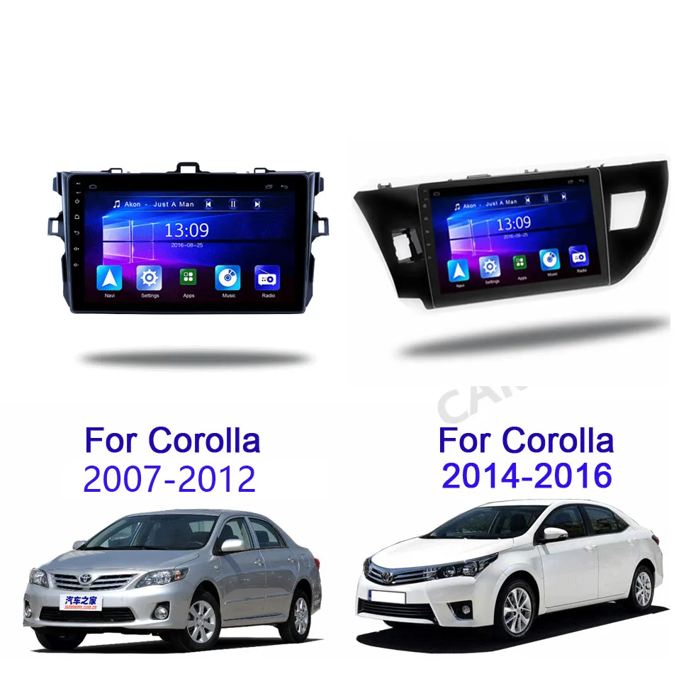9 inch 2 Din Android smart Auto Multimedia-Player FM Gps Navigation Wifi Bluetooth für Toyota Corolla 2007-2016 9 inch 2 Din Android smart Auto Multimedia-Player FM Gps Navigation Wifi Bluetooth für Toyota Corolla 2007-2016