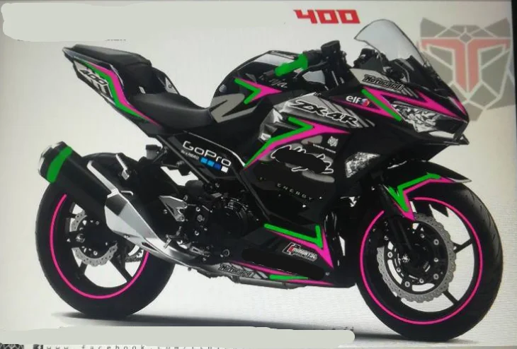 Переводные детали из углеродного волокна для мотоциклов kawasaki ninja 400 2018 разных