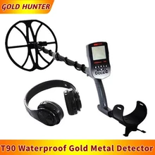 Gold Hunter T90 unterirdischen gold metall detektor unterwasser metall detektor gold detektor mit drahtlose kopfhörer