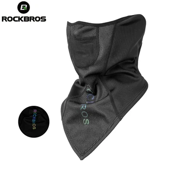 

ROCKBROS Winter Windproof Ski Mask Scarf Warm Fleece Thermal Breathable Cycling Running Snowboard Motorcycle Skiing Face Mask
