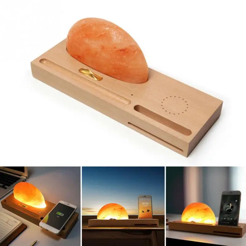 

Night Meditation Resin Stepless Dimmer Decoration Fast Sunrise Home Table Led Touch Control Wireless Charger Ambient Light