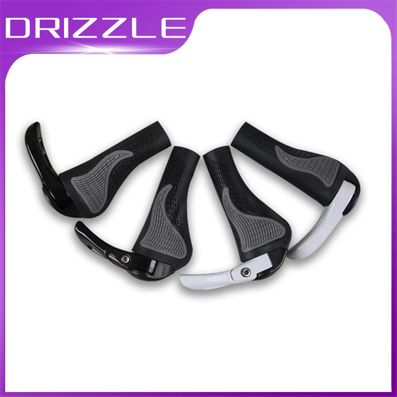 DRIZZLE, новинка, MTB, велосипедные ручки, противоскользящие, велосипедные ручки, велосипедная планка, концы руля, резиновые, нажимаются на части велосипеда, велосипедные ручки