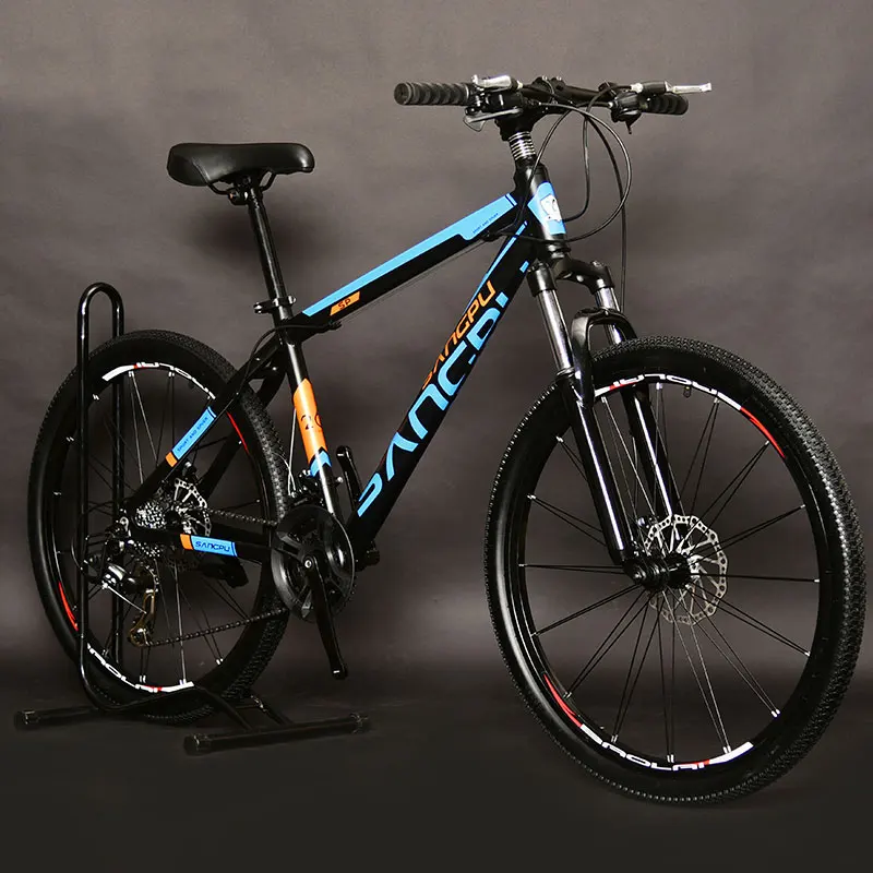 Mountain Bike Aluminum Alloy Rims 26 Inch Speed Double Disc Brakes for Men and Women Bicycle Students