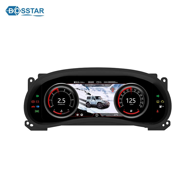Android 9.1 Car Digital Speedometer For Jeep Wrangler 2011 2017 Car Dashboard Lcd Display Auto