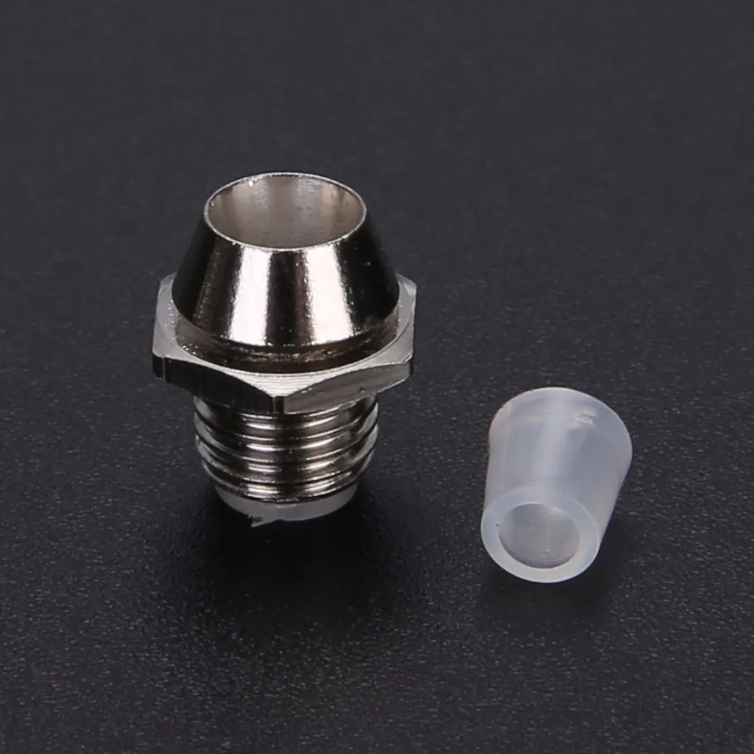 10pcs 3mm LED Lamp Holder Round Chrome LED Bezel Emitting Diode Metal Holder Luminous Tube Holder