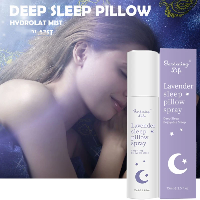 

75 Ml Lavender Pillow Sleep Spray Insomnia Essential Oil Soothe Sleep Deep Sleep Enjoyable Sleep