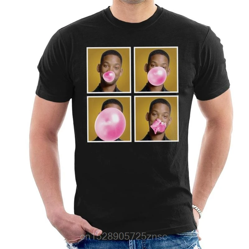 Футболка с принтом Will Smith Bubblegum Мужская футболка masculina wo men camiseta | одежда